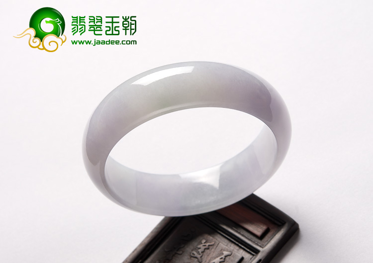 糯冰种春带彩缅甸翡翠A货手镯（59.3mm）