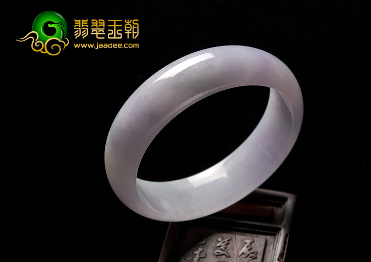 糯冰种春带彩缅甸翡翠A货手镯（59.7mm）