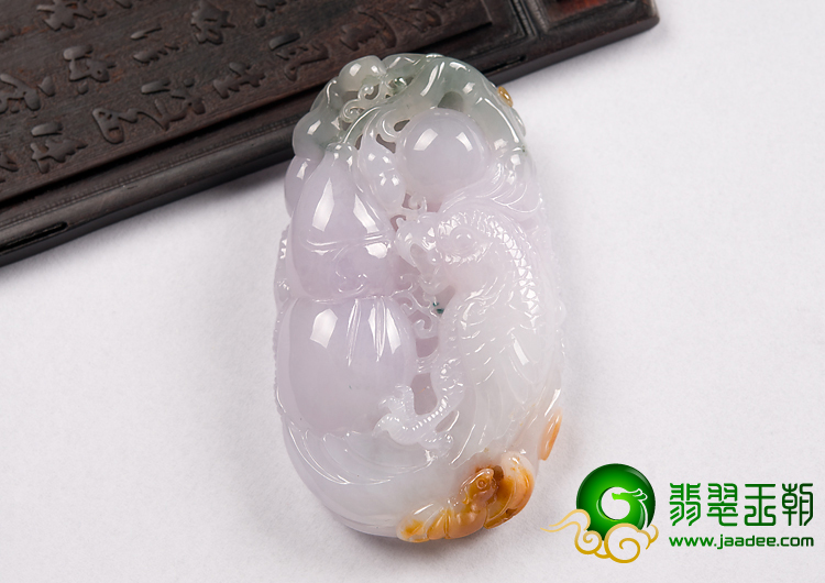 糯冰种三彩缅甸翡翠A货福禄寿挂件