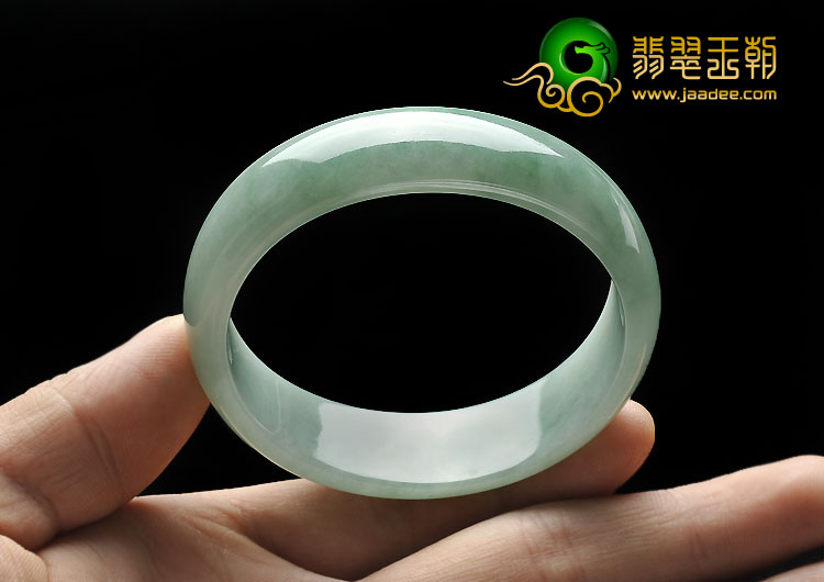 糯冰种飘花缅甸翡翠A货贵妃镯（53.3mm-48.7mm）