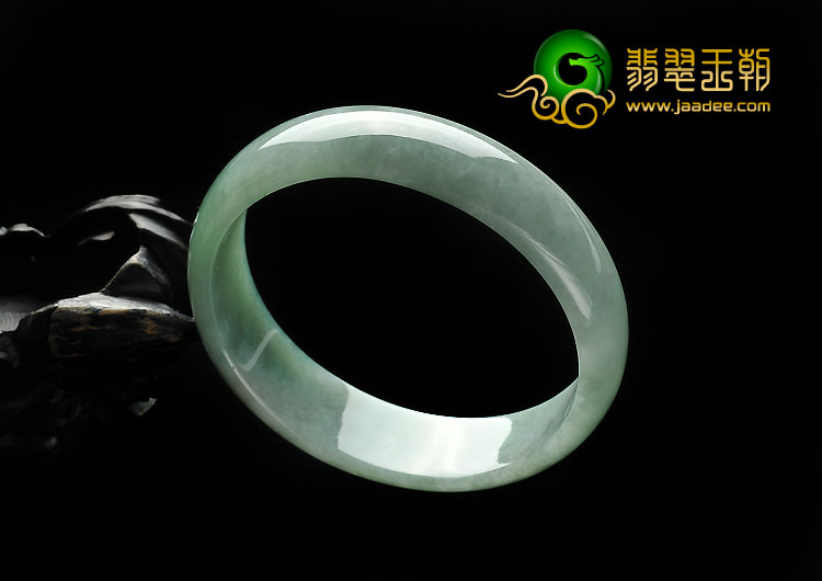 糯冰种飘花缅甸翡翠A货贵妃镯（54mm-48.7mm）