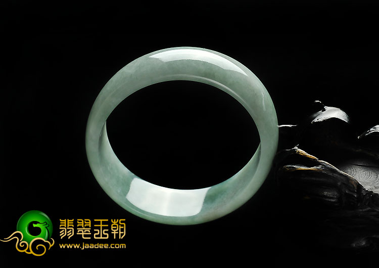 糯冰种飘花缅甸翡翠A货贵妃镯（54mm-48.7mm）