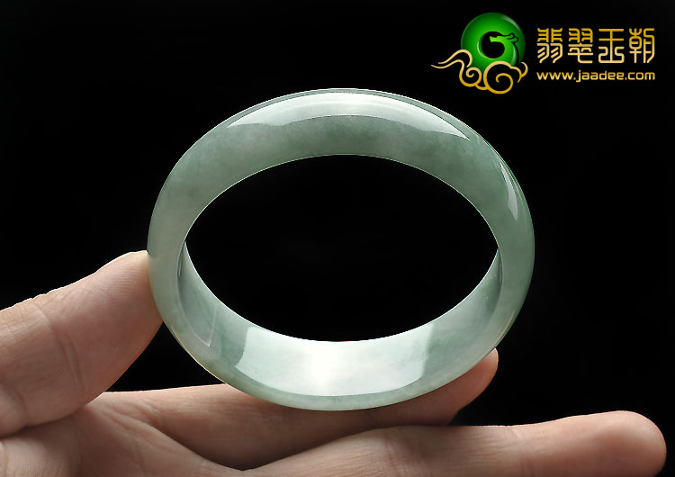糯冰种飘花缅甸翡翠A货贵妃镯（52.7-48.3mm）