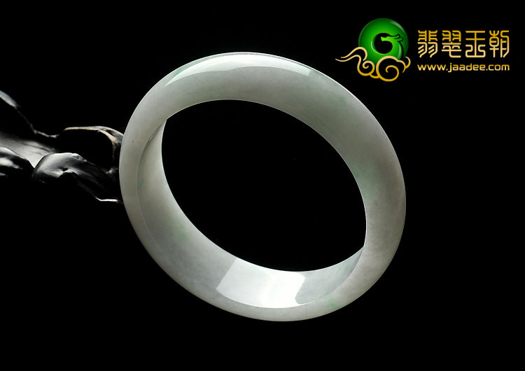 糯冰种飘翠缅甸翡翠A货手镯（60.3mm）
