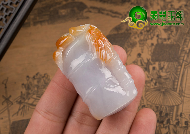 糯冰种紫罗兰红黄翡缅甸翡翠A货节节高挂件