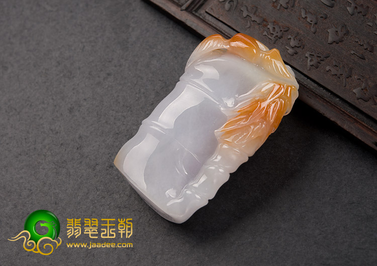 糯冰种紫罗兰红黄翡缅甸翡翠A货节节高挂件