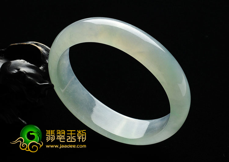 冰种晴水缅甸翡翠A货贵妃镯（56-47.4mm）