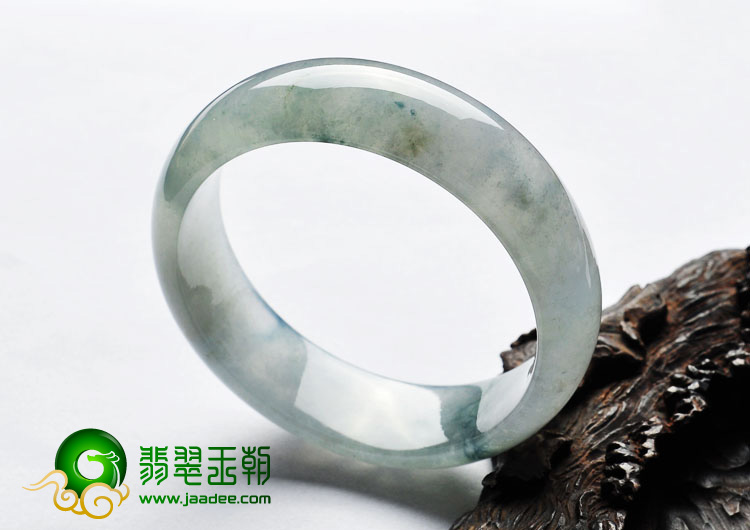 冰种飘花缅甸翡翠A货手镯（57.3mm）