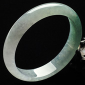 冰种晴水缅甸翡翠A货手镯（58mm）