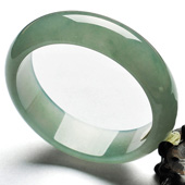 冰种晴水缅甸翡翠A货手镯（56.5mm）