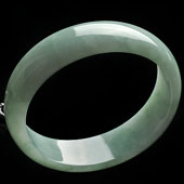 糯冰种飘花缅甸翡翠A货贵妃镯（53.3mm-48.7mm）