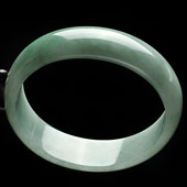 糯冰种飘花缅甸翡翠A货贵妃镯（53.6-48.7mm）