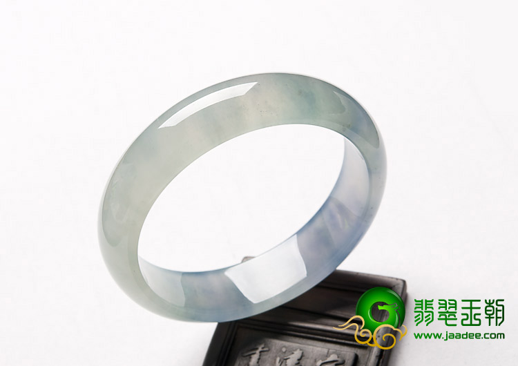 冰种紫罗兰缅甸翡翠A货手镯（57.7mm）