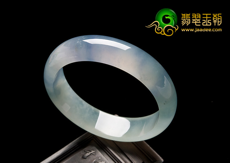 冰种紫罗兰缅甸翡翠A货手镯（57.7mm）