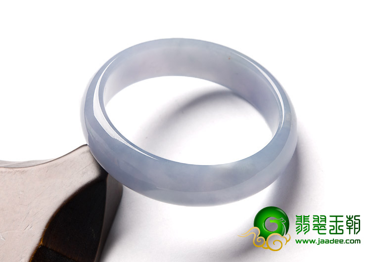 冰种紫罗兰缅甸翡翠A货手镯（56mm）