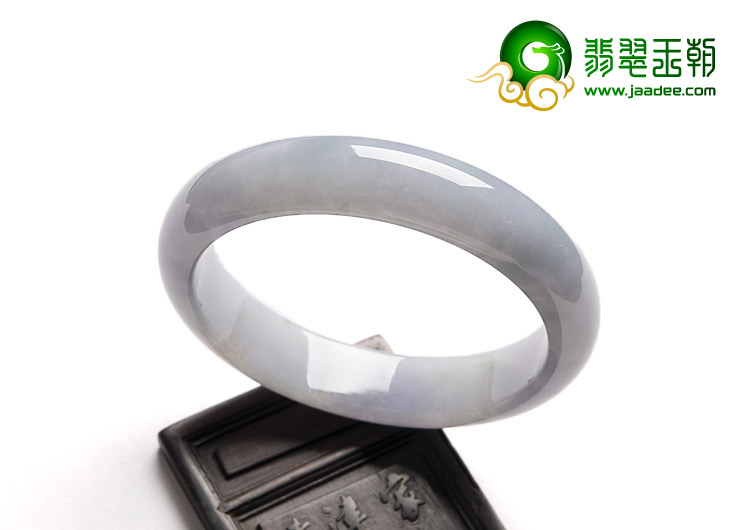 糯冰种紫罗兰缅甸翡翠A货手镯（55.9mm）