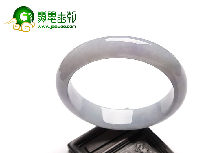 糯冰种紫罗兰缅甸翡翠A货手镯（55.9mm）
