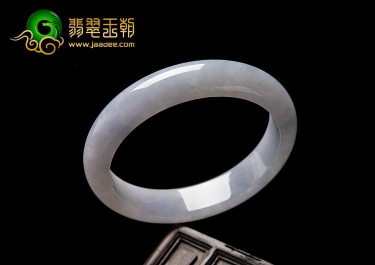 糯冰种紫罗兰缅甸翡翠A货手镯（55.9mm）