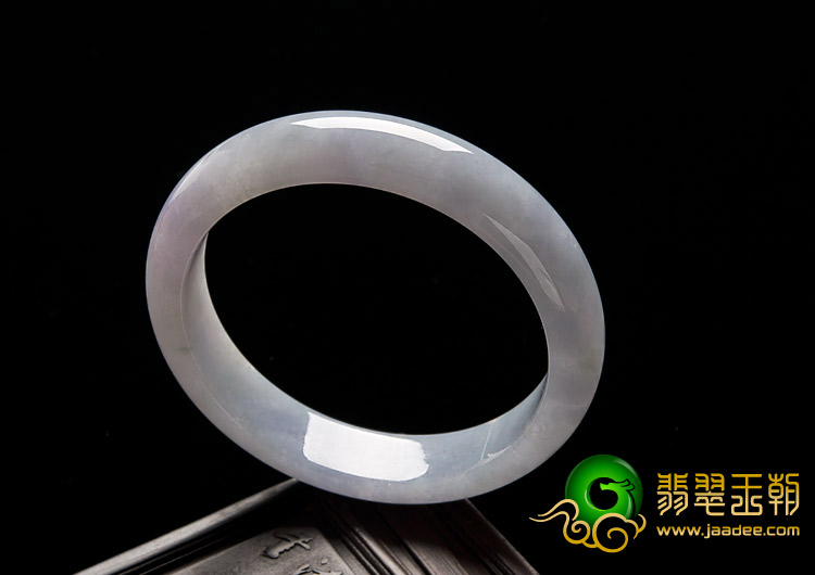 糯冰种紫罗兰缅甸翡翠A货手镯（55.9mm）