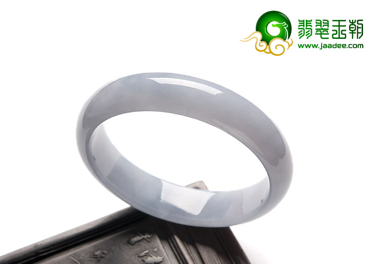 糯冰种紫罗兰缅甸翡翠A货手镯（55.4mm）