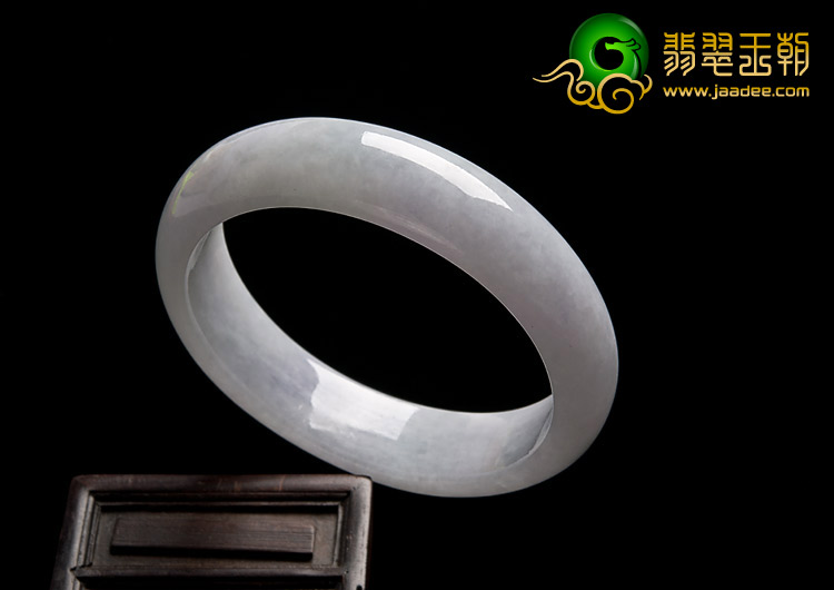 糯冰种紫罗兰缅甸翡翠A货手镯（52.3mm）