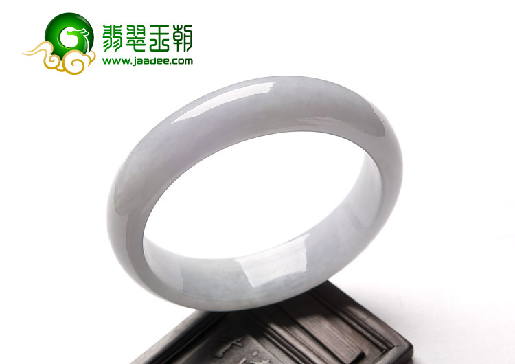 糯冰种紫罗兰缅甸翡翠A货手镯（52.3mm）