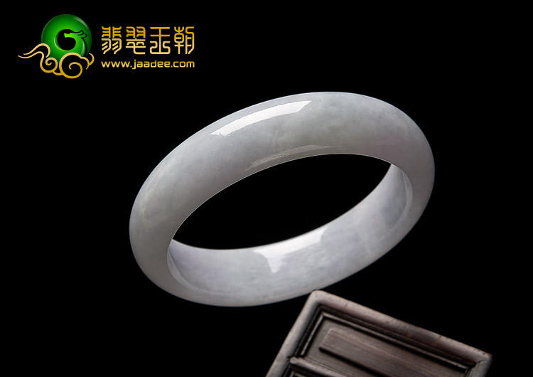糯冰种紫罗兰缅甸翡翠A货手镯（52.3mm）