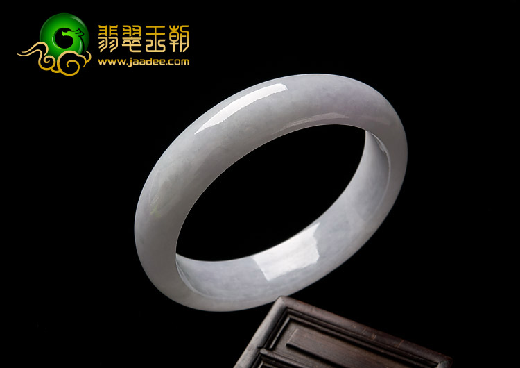 糯冰种紫罗兰缅甸翡翠A货手镯（52.3mm）