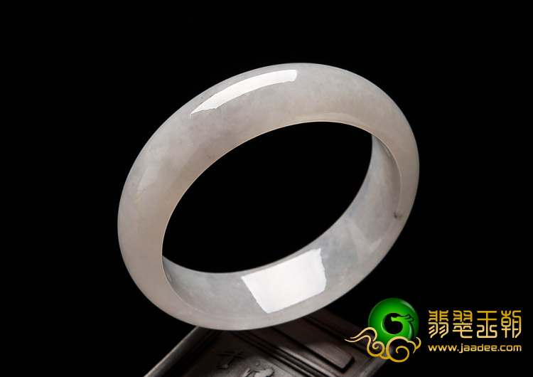 冰种淡晴水缅甸翡翠A货手镯（59.2mm）