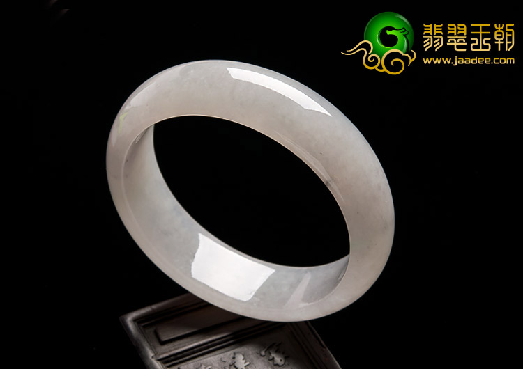 冰种淡晴水缅甸翡翠A货手镯（59.2mm）