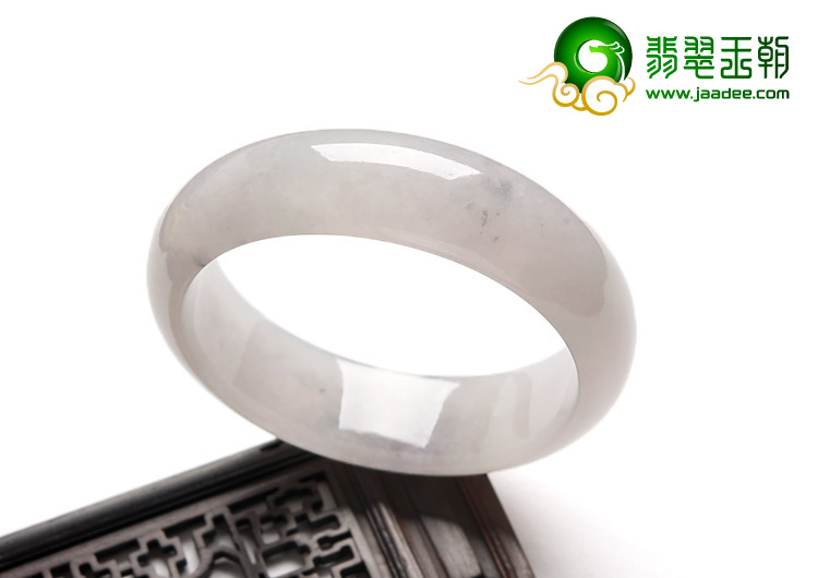 冰种淡晴水缅甸翡翠A货手镯（59.2mm）