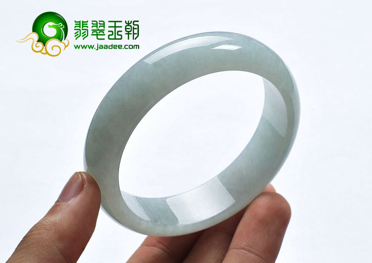 糯冰种晴水缅甸翡翠A货手镯（59.2mm）