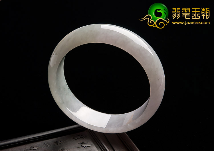 糯冰种晴水缅甸翡翠A货手镯（58.4mm）