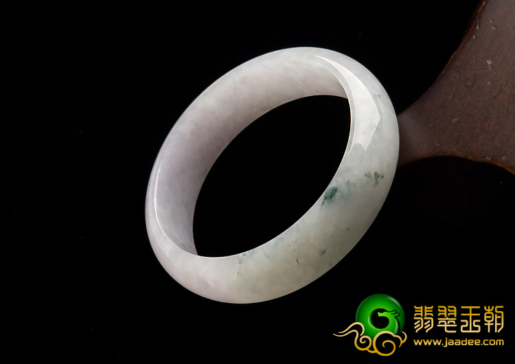 糯冰种晴水缅甸翡翠A货手镯（58.4mm）