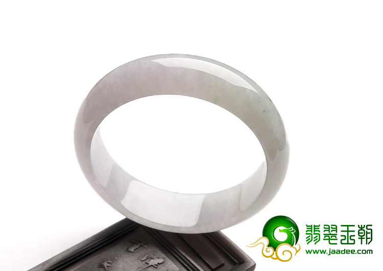 糯冰种晴水缅甸翡翠A货手镯（58.4mm）