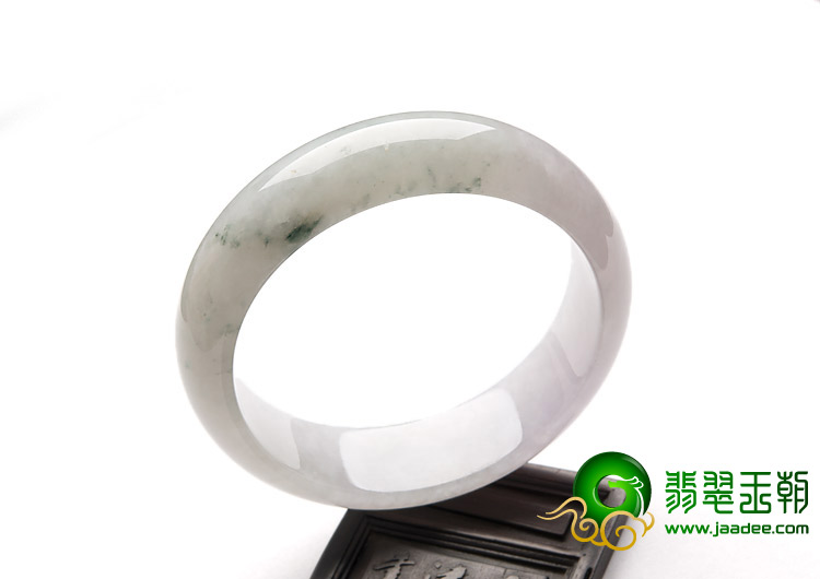 糯冰种晴水缅甸翡翠A货手镯（58.4mm）