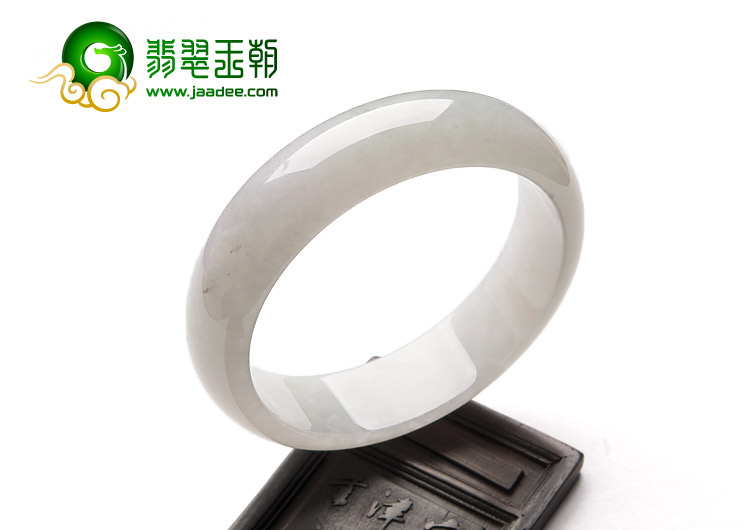 糯冰种晴水缅甸翡翠A货手镯（57.4mm）