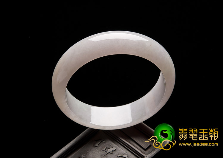 糯冰种晴水缅甸翡翠A货手镯（57mm）