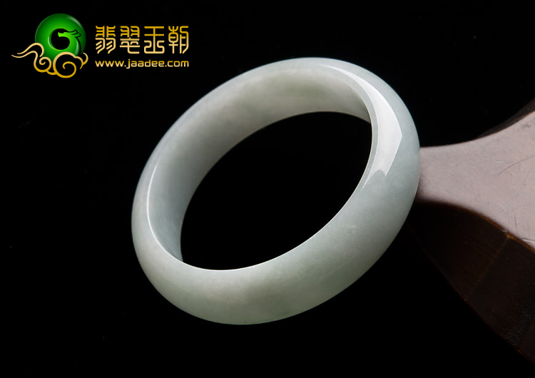 糯冰种晴水缅甸翡翠A货手镯（56.5mm）