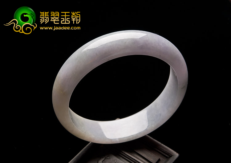 糯冰种紫罗兰缅甸翡翠A货手镯（58.4mm）