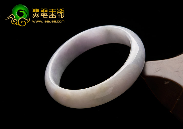 糯冰种紫罗兰缅甸翡翠A货手镯（58.4mm）