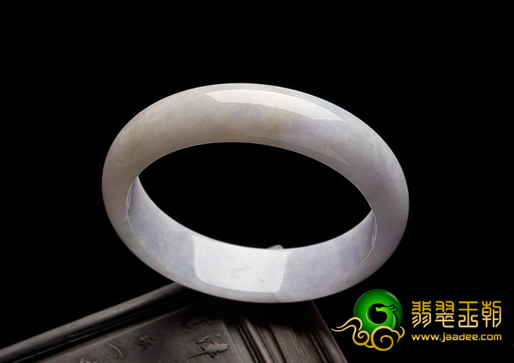 糯冰种紫罗兰缅甸翡翠A货手镯（58.4mm）