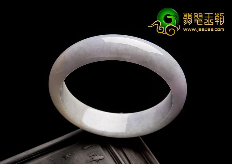 糯冰种紫罗兰缅甸翡翠A货手镯（58.4mm）