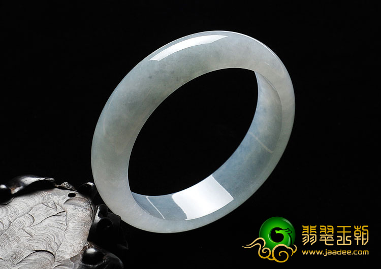 冰种晴水缅甸翡翠A货手镯（58.4mm）