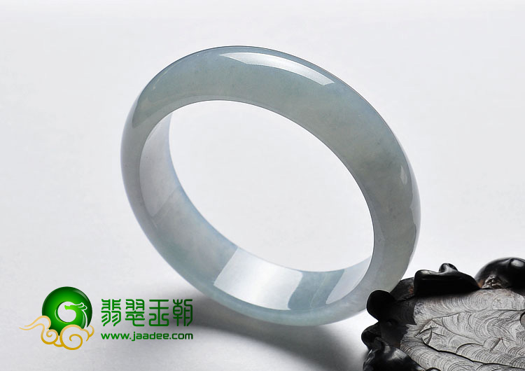 冰种晴水缅甸翡翠A货手镯（58.4mm）