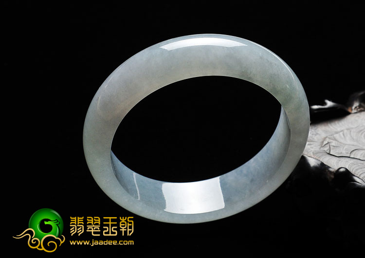冰种晴水缅甸翡翠A货手镯（58.4mm）