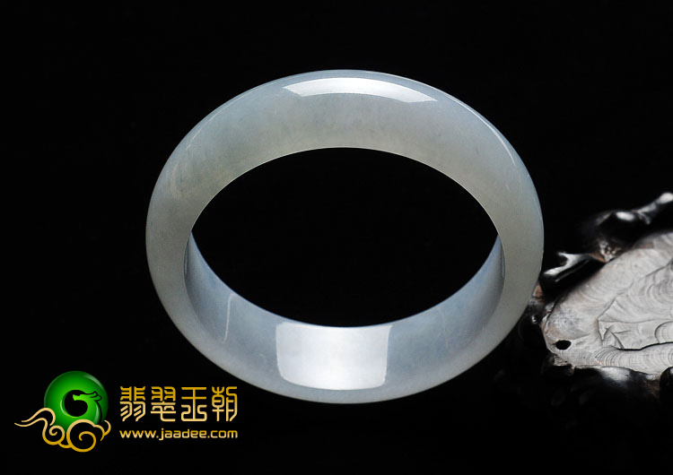 冰种晴水缅甸翡翠A货手镯（56.3mm）