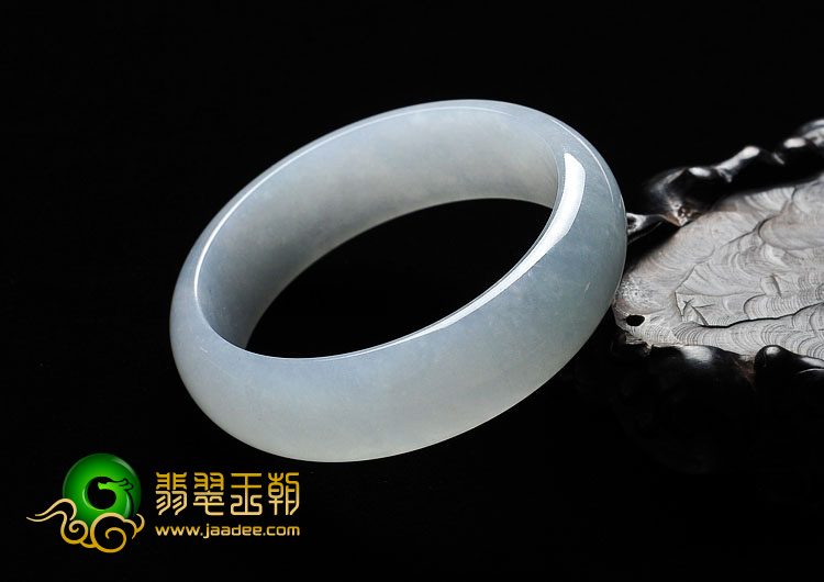冰种晴水缅甸翡翠A货手镯（56.3mm）