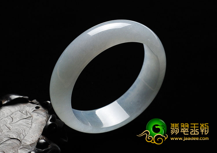 冰种晴水缅甸翡翠A货手镯（56.3mm）