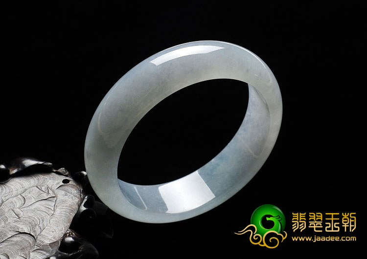 冰种晴水缅甸翡翠A货手镯（58.2mm）